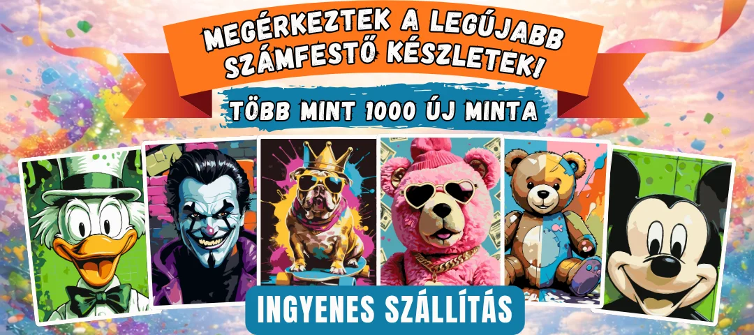2026-os új számfestő készletek felnőtteknek, több mint 1000 új minta, ingyenes szállítással
