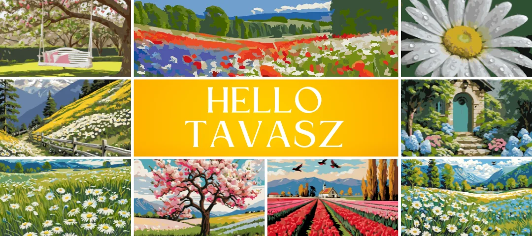 Tavaszi feltöltődés számfestővel