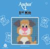 Kutya Gobelin Hímzőkészlet Gyerekeknek és Kezdőknek - Anchor 1st Kit 10x10 cm (UTOLSÓ DARAB)