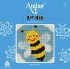 Méhecske Gobelin Hímzőkészlet Gyerekeknek és Kezdőknek - Anchor 1st Kit 10x10 cm