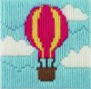Hőlégballon Hosszúöltéses Hímzőkészlet Gyerekeknek -  Anchor 1st Kit 10x10 cm