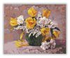 Sárga Tulipánok Vázában - számfestő készlet