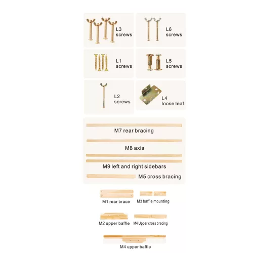 Premium 120 cm-es Fa Festőállvány - összerakható