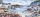 Gyönyörű tengerpart - Royal Paris - Előfestett Gobelin Hímzőkanava 60X125 cm