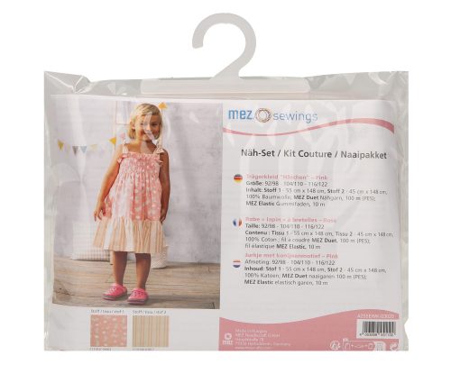 Anchor szabás-varrás kit – Kislány ruha, rózsaszín
