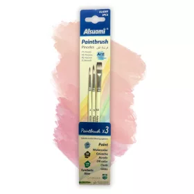   Prémium ecsetkészlet számfestéshez (2-es, 5-ös, 10-es méret) – Alsuomi 3 db-os készlet