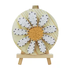   Kamilla virág - fonalgrafika készlet (String Art Kit, 11x11cm)