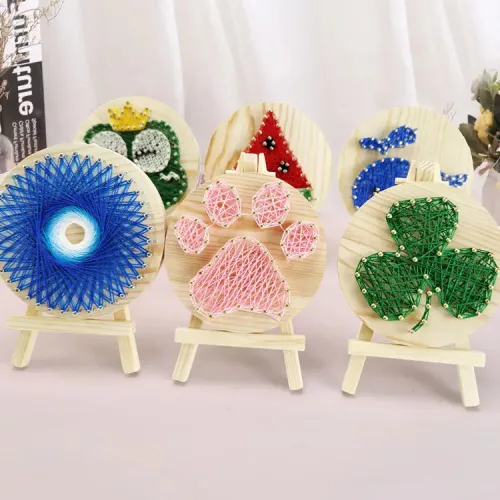 Lepke - fonalgrafika készlet (String Art Kit, 11x11cm)