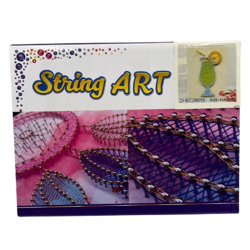 Nyári koktél - fonalgrafika készlet (String Art Kit, 15x20cm)