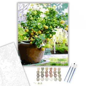 Citromfa - számfestő készlet - Számfestő.hu - 40×50cm - keret nélkül
