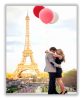 Szerelem az Eiffel Toronynál - akciós számfestő készlet (40x50cm)