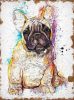 Francia Bulldog - akciós számfestő készlet (30x40cm)