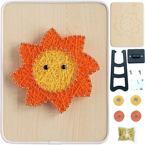 Napocska - fonalgrafika készlet (String Art Kit, 15x20cm)