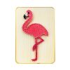 Flamingó - fonalgrafika készlet (String Art Kit, 21x31cm)