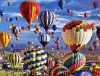 Színes Hőlégballonok  - hibrid számfestő - kirakó
