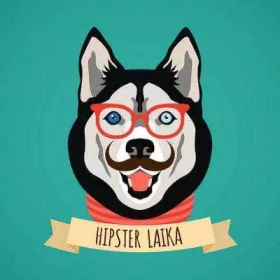Laika  - gyémántszemes kirakó