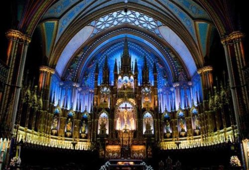 Notre-Dame Basilica - gyémántszemes kirakó