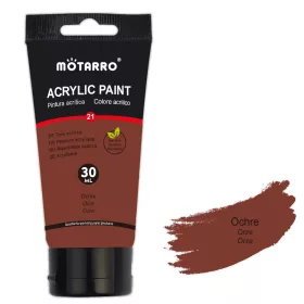 Okkerbarna Akrilfesték - Motarro, (30ml)