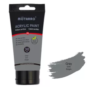 Szürke Akrilfesték - Motarro, (30ml)