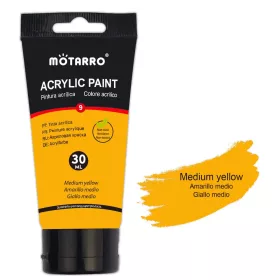 Közepes sárga Akrilfesték - Motarro, (30ml)