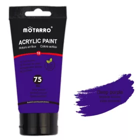 Sötét lila Akrilfesték - Motarro, (75ml)