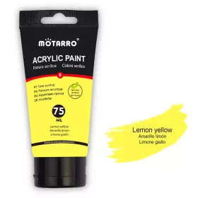 Citrom sárga Akrilfesték - Motarro, (75ml)