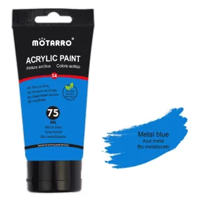 Metál Kék Akrilfesték – Motarro, metál (75ml)