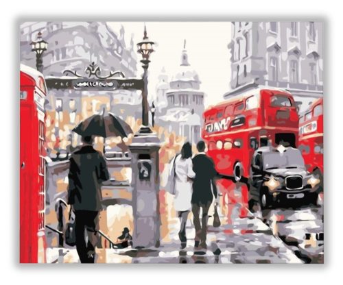 Londoni Utca - számfestő készlet