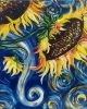 Van Gogh napraforgói - előszínezett számfestő készlet (40x50cm)