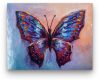 Színes pillangó - előszínezett számfestő készlet (50x65cm)