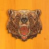 Medve - egyedi mintás fa puzzle díszdobozban
