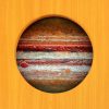 Jupiter - egyedi mintás fa puzzle