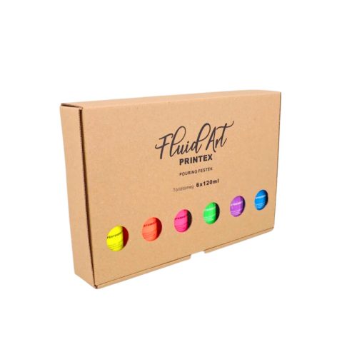 Printex Fluid Art mini fluo szett - 6X120ml