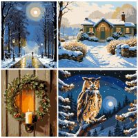  Karácsonyi számfestők