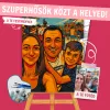 Számfestő portré - klasszikus képregény stílusban (Comic Book Art Stílus) - Számfestő.hu - 50×60cm - keret nélkül