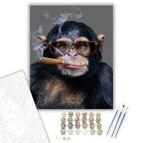 Szivarozás - számfestő készlet - Számfestő.hu - 40×50cm - keret nélkül