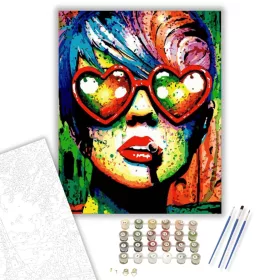 Lazán - számfestő készlet - Számfestő.hu - 40×50cm - keret nélkül