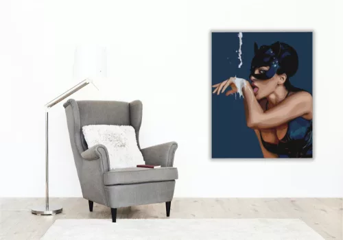 Erotikus - számfestő készlet - Számfestő.hu - 80×100cm - keret nélkül
