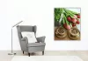 Tulipán és kávé - számfestő készlet - Számfestő.hu - 60×70cm - keretre feszítve