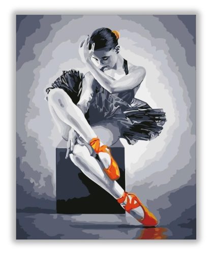 Balettcipő - számfestő készlet