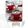 Tea délután - számfestő készlet - Számfestő.hu - 40×50cm - keretre feszítve