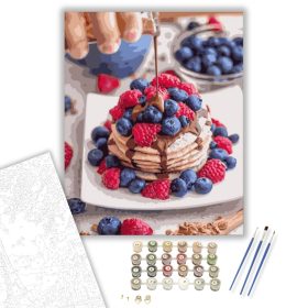 Palacsinta - számfestő készlet - Számfestő.hu - 40×50cm - keret nélkül