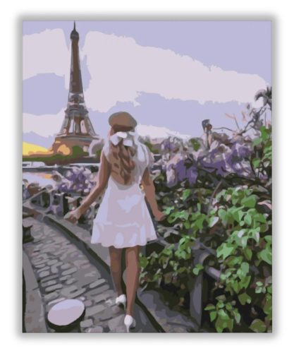  Eiffel sétány - számfestő készlet