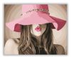 Rózsaszín kalapban - számfestő készlet