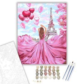 Szerelmesnek lenni - számfestő készlet - Számfestő.hu - 40×50cm - keret nélkül