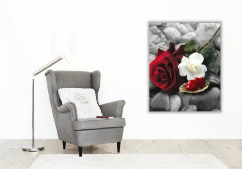 Kedveskedés - számfestő készlet - Számfestő.hu - 40×50cm - keret nélkül