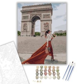 Úton - számfestő készlet - Számfestő.hu - 40×50cm - keret nélkül