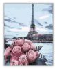 Párizsi rózsacsokor - számfestő készlet