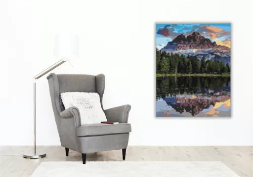 Gyönyörű természet - számfestő készlet - Számfestő.hu - 80×100cm - keret nélkül