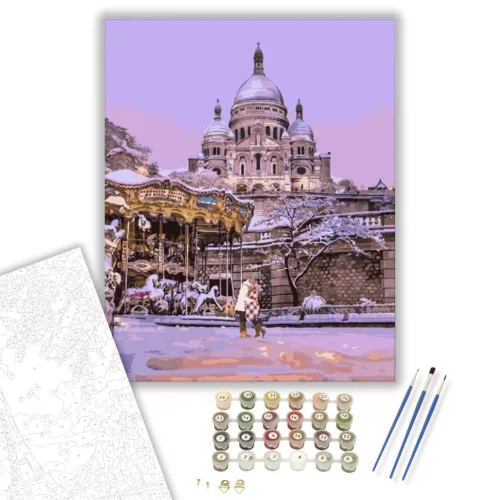 Varázslatos este - számfestő készlet - Számfestő.hu - 40×50cm - keret nélkül